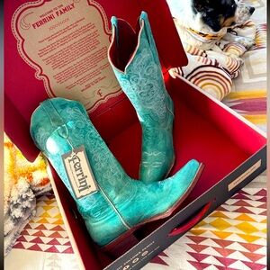 Ferrini Turquoise Boots